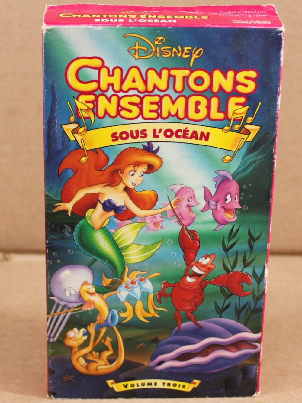 Sing Along - Sous L'océan/ Under The Sea (VHS)(French) Tested